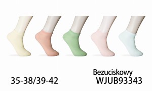Stopki damskie bawełniane WJUB93343 bezuciskowe