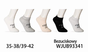Stopki damskie bawełniane WJUB93341 bezuciskowe  