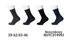 Skarpety męskie bawełniane  bezuciskowe MJYC97499J