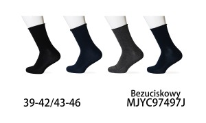Skarpety męskie bawełniane  bezuciskowe MJYC97497J