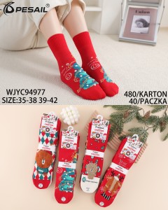 Skarpety damskie bawełniane  WJYC94977 Świąteczne