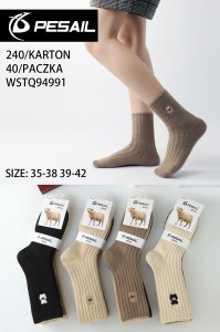 Skarpety damskie WEŁNA  WSTQ94991