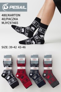 Skarpety męskie bawełniane Świąteczne MJYC97465